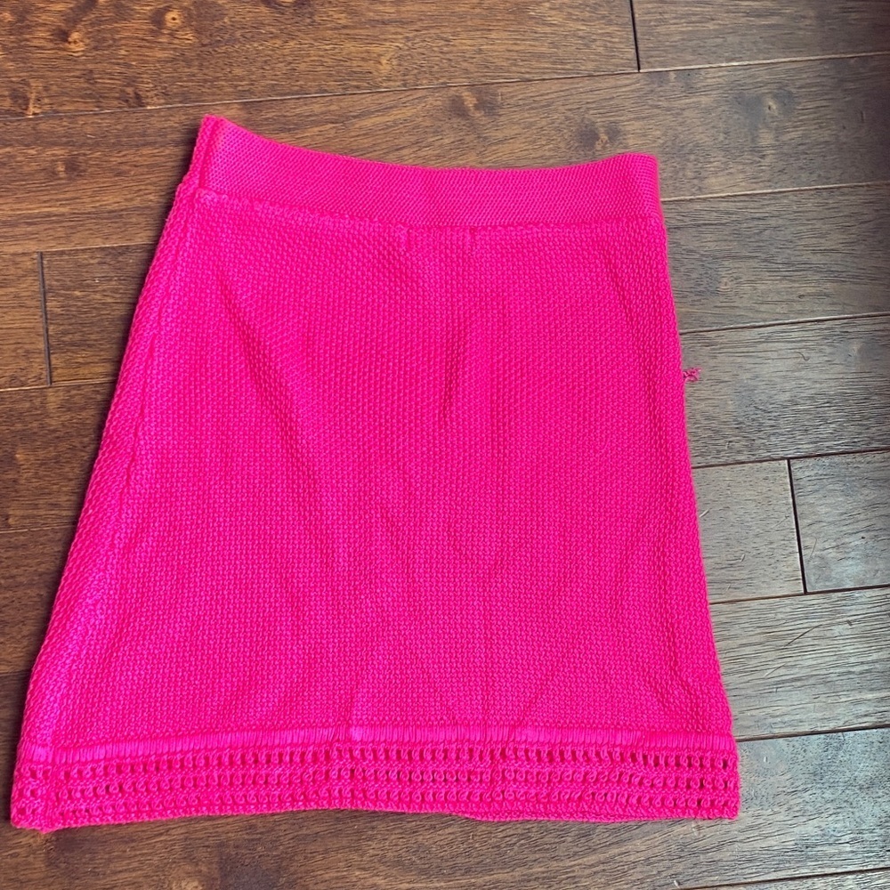 Aqua Hot Pink Mini Skirt - Picture 5 of 7